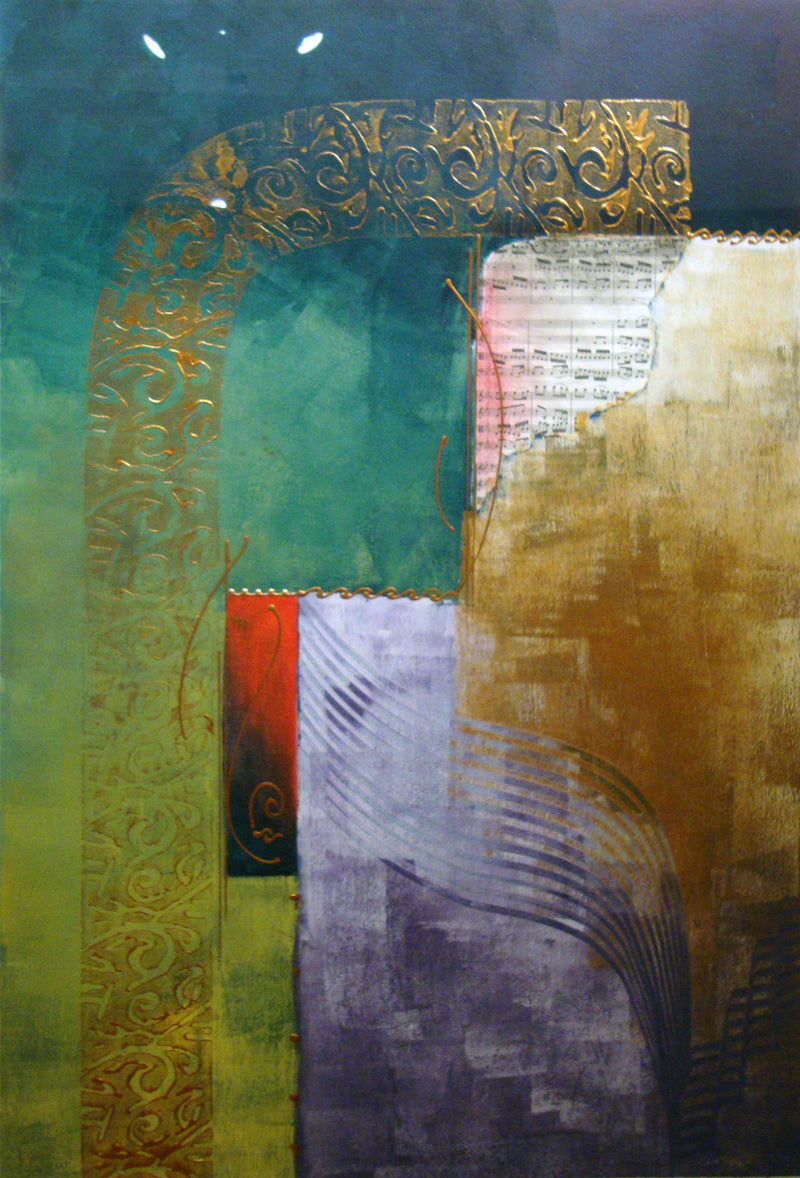 Kamy Deljou, "A Series, #1", Mixed Media, Contemporary Art - Appraisal Value: $10K* APR 57