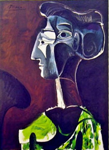 Pablo Picasso (Purported), "Grand Profil", Signed Pastel on Paper, 1958 - Appraisal Value: $300K* APR 57