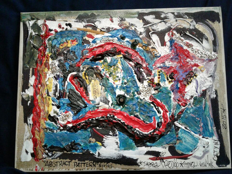 Tyree Davis aka DRED 66, 'Abstract Patterns', Mixed Media, 2015 - Set of x2 Artworks - Apr Value: $20K* APR 57