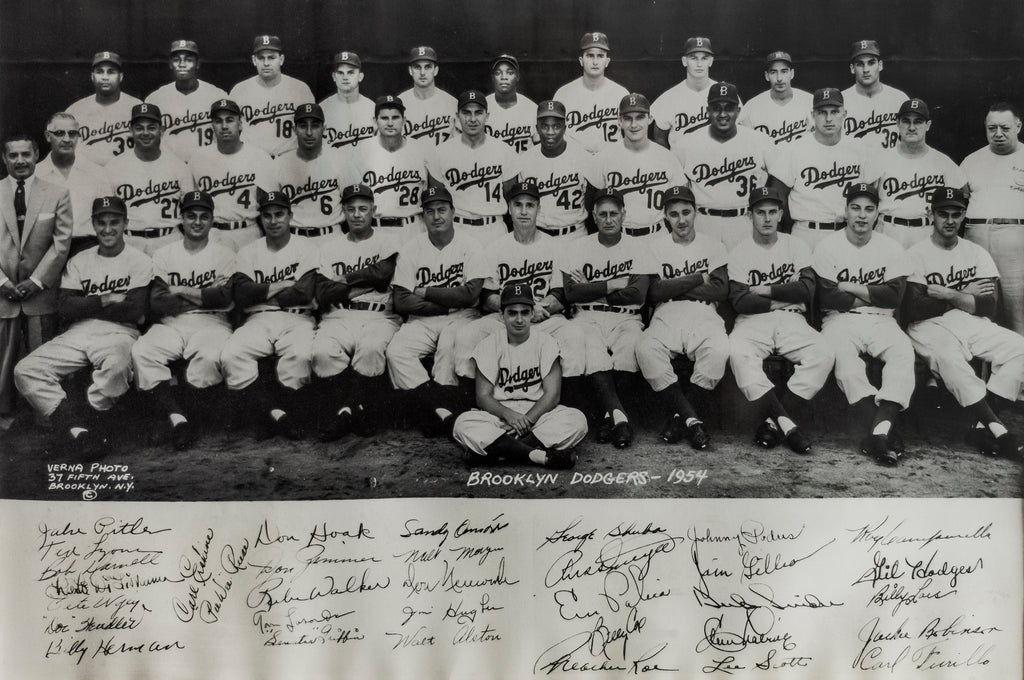 Duke Snider Signed Brooklyn Dodger Jersey (Beckett) 1955 & 59