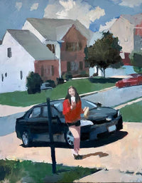 MARK TENNANT "Suburbs" Oil on Canvas APR 57