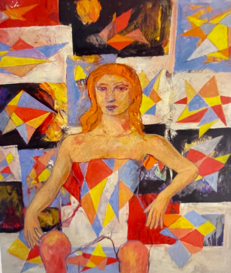 PETER PASSUNTINO "Seated Blonde" Oil on Canvas - $1.5K Appraisal Value APR 57