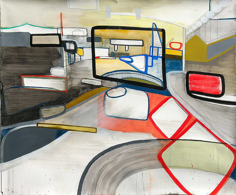 Jean Arnold, 'State Street: Continuous', Urban Motion Series, Mixed Media, 2009 - Appraisal Value: $10K APR 57