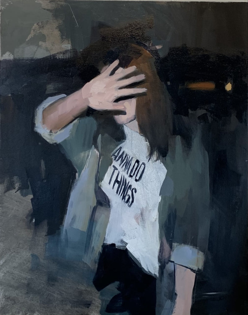 MARK TENNANT "Wannadothings" Oil on Canvas APR 57