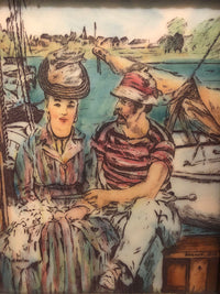Édouard Manet (After) - Artini Art Inc., 'Argenteuil,' Hand-Painted Engraving, c. 1960s - with CoA- $5K APR @* APR 57