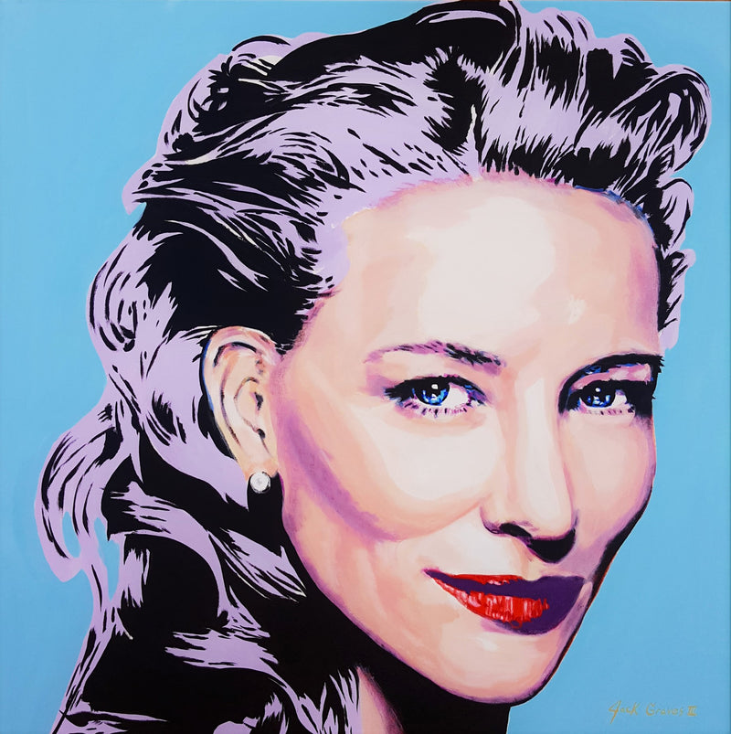 Jack Graves III, 'Cate Blanchett Icon II', Icon Series 2020 - Apr Value: $3.5K* APR 57