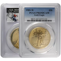 1 oz Proof American Gold Eagle Coin PCGS PR69 DCAM (Random Year) APR 57