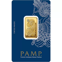 1/2 oz PAMP Suisse Fortuna Veriscan Gold Bar (New w/ Assay) APR 57