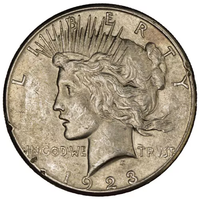 Peace Silver Dollar Coin (Cull) APR 57