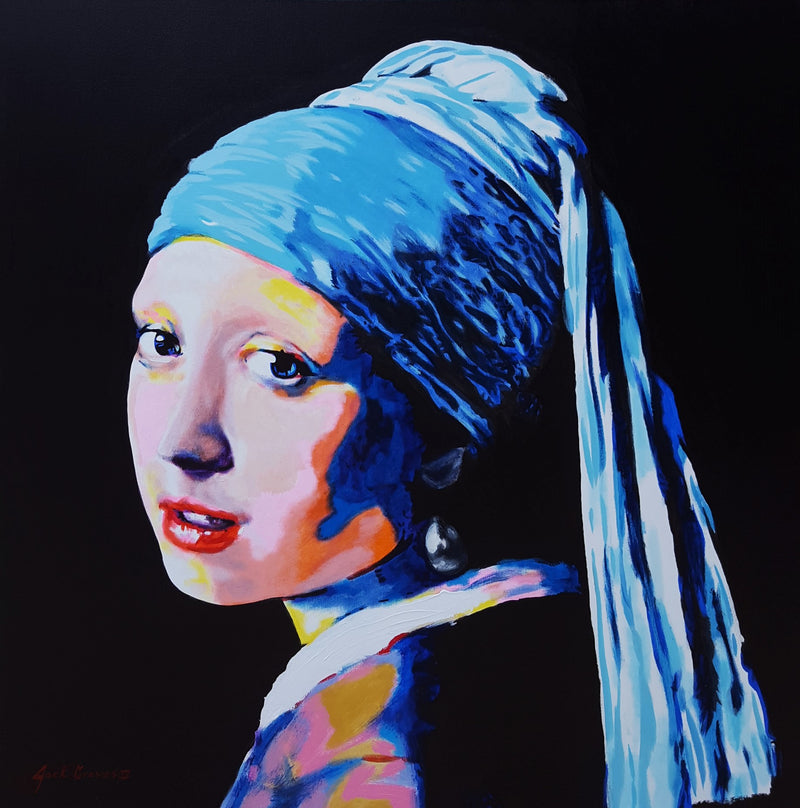 Jack Graves III, 'Girl with Pearl Earring Icon (Vermeer)', Icon Series 2020 - Apr Value: $3.5K* APR 57