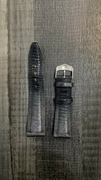 TAG HEUER Black Leather  Watch Strap  - $400 APR VALUE w/ CoA! ✓ APR 57
