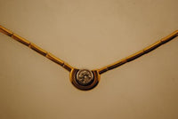Contemporary Designer 1 Carat Round Diamond Necklace in 18K Yellow Gold - $25K VALUE APR 57