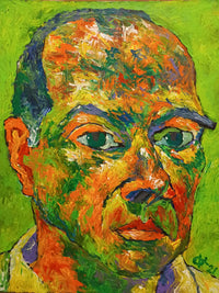 OLEG KUFAYEV "Self-Portrait 1" Acrylic on Canvas - $2.4K Appraisal Value! APR 57
