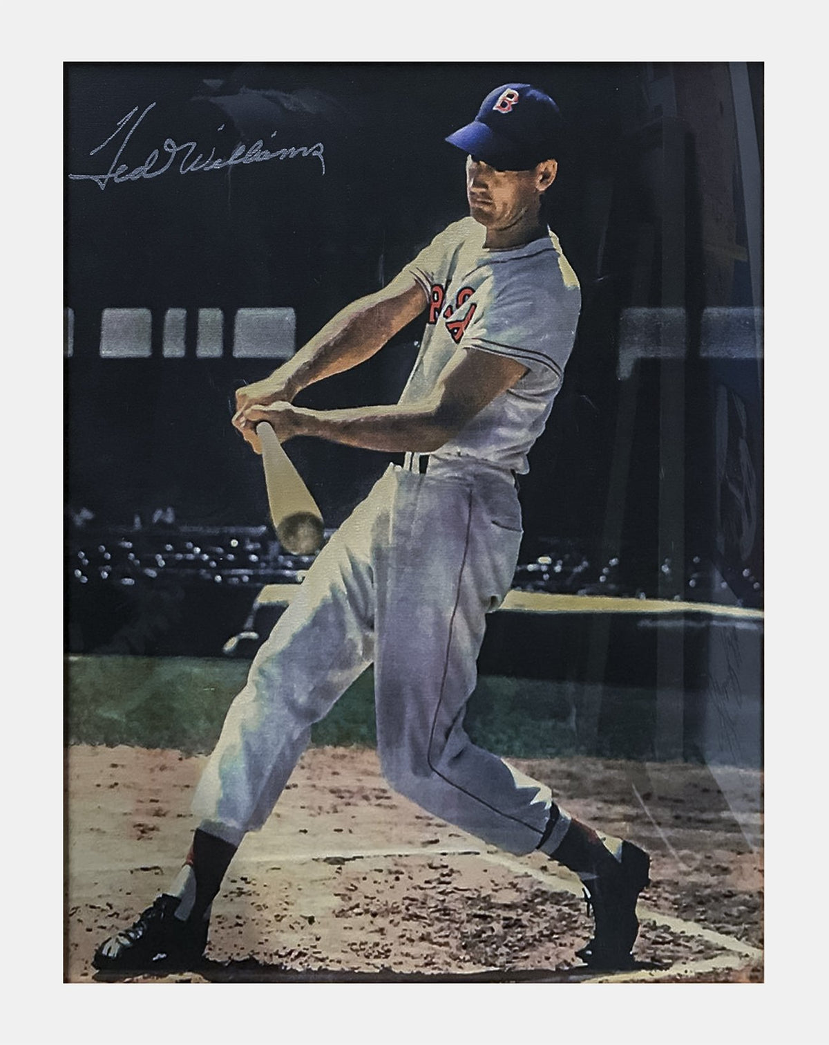 Ted Williams: Career, &  Signed Photograph