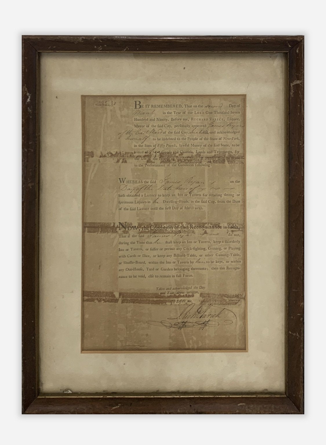 Appraisals: Rare Liquor License From The 18th Century! How Does It Work?