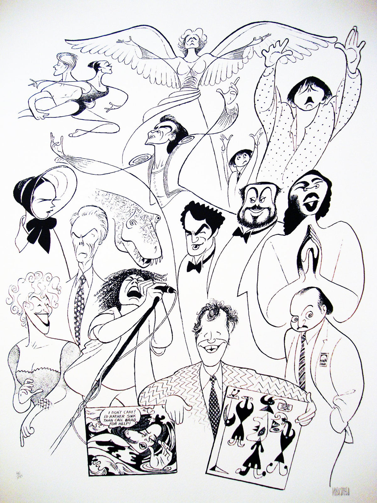 What exactly is Caricature?: Featuring AL HIRSCHFELD, “MEMORIES OF ‘93”