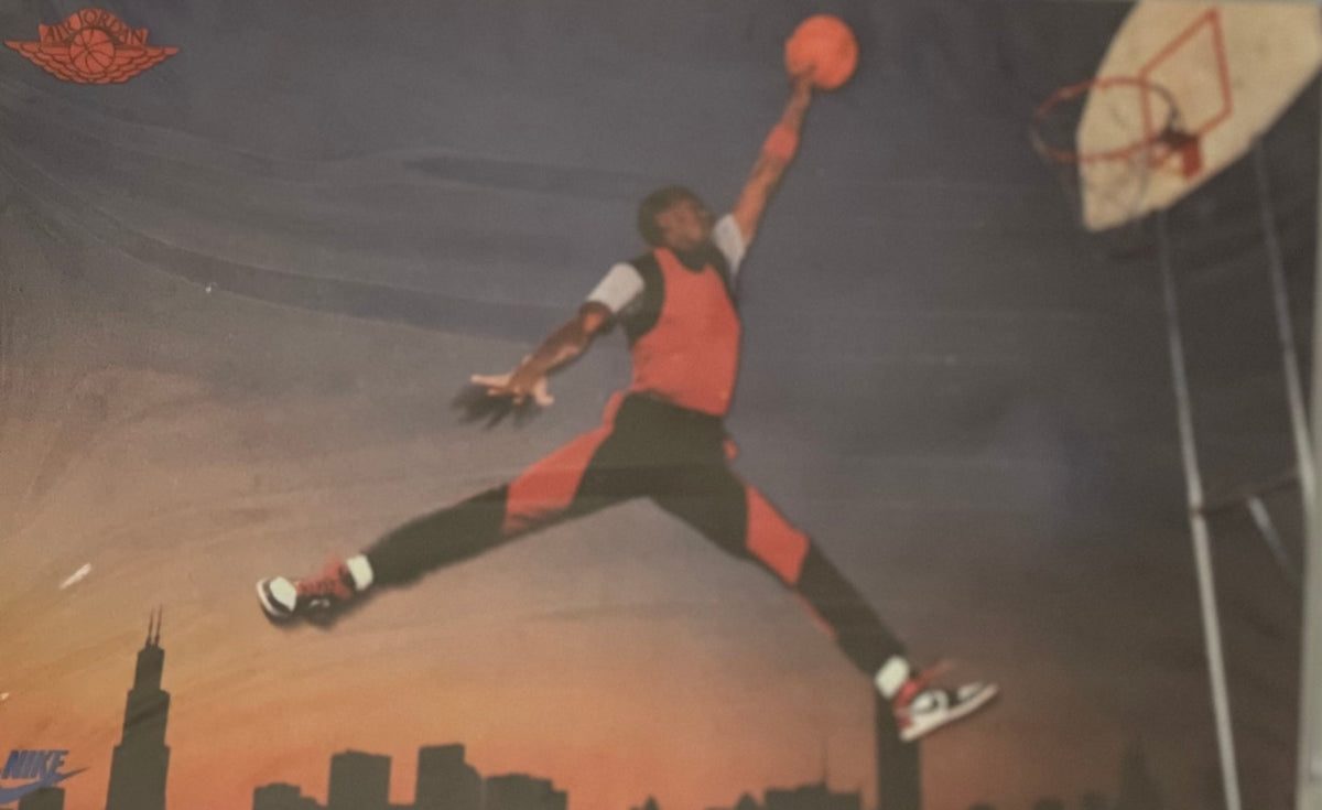 1985 Nike Michael Jordan Basketball Card