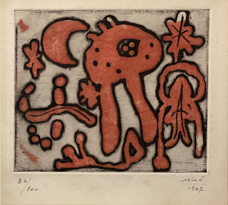 Joan Miró, Limited Edition Etching, "One Plate," 1947