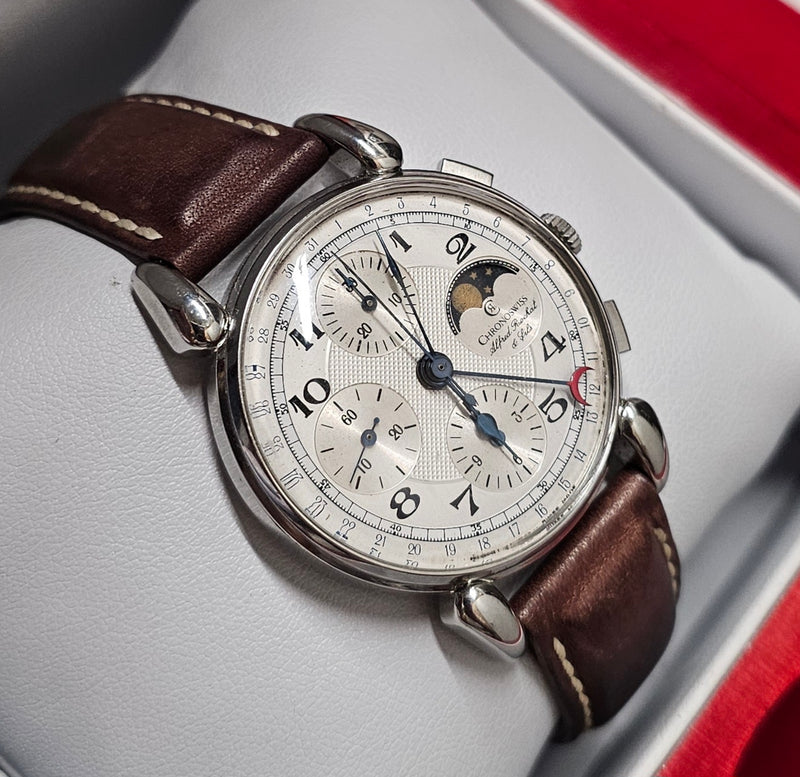 CHRONOSWISS Unique Limited Edition - APR $20K Watch Men\'s w/Moon-Phase