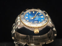 BERTOLUCCI 18K SS Special Unique Blue Sapphire Dial Men's Watch- $15K APR w/ COA APR 57