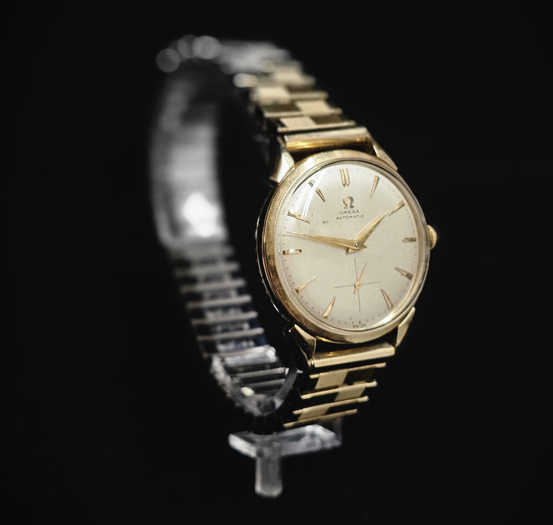 OMEGA Vintage circa 1950's Beautiful Solid Gold Men's Watch - $10K APR w/ COA!!! APR 57