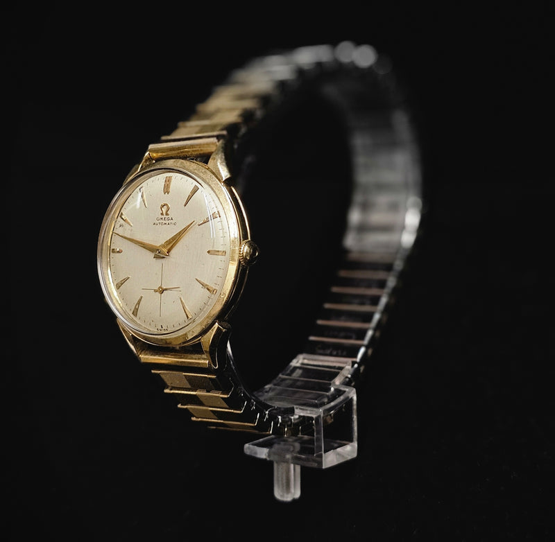 OMEGA Vintage circa 1950's Beautiful Solid Gold Men's Watch - $10K APR w/ COA!!! APR 57