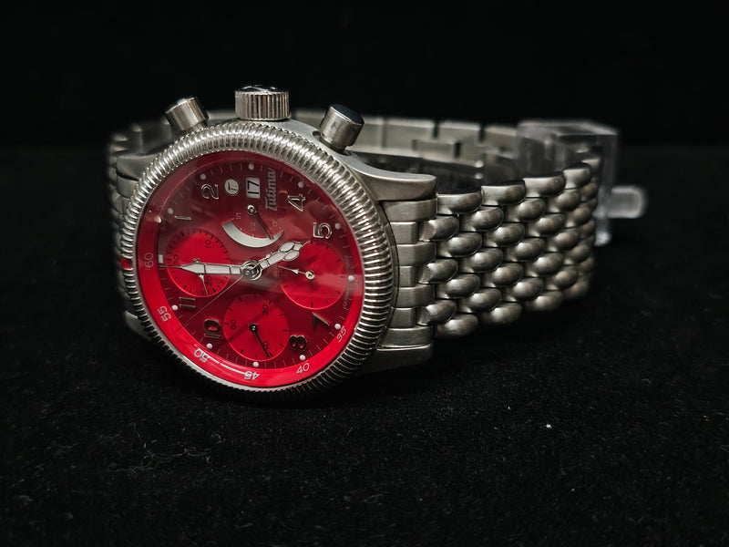 TUTIMA Ltd. Ed. SS Extremely Rare Chrono Brand New Men's Watch- $20K APR w/ COA! APR 57