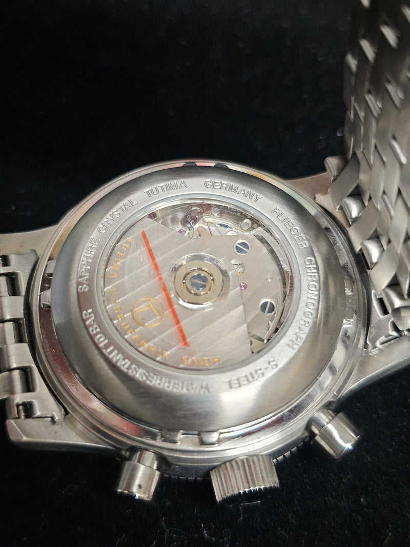 TUTIMA Ltd. Ed. SS Extremely Rare Chrono Brand New Men's Watch- $20K APR w/ COA! APR 57