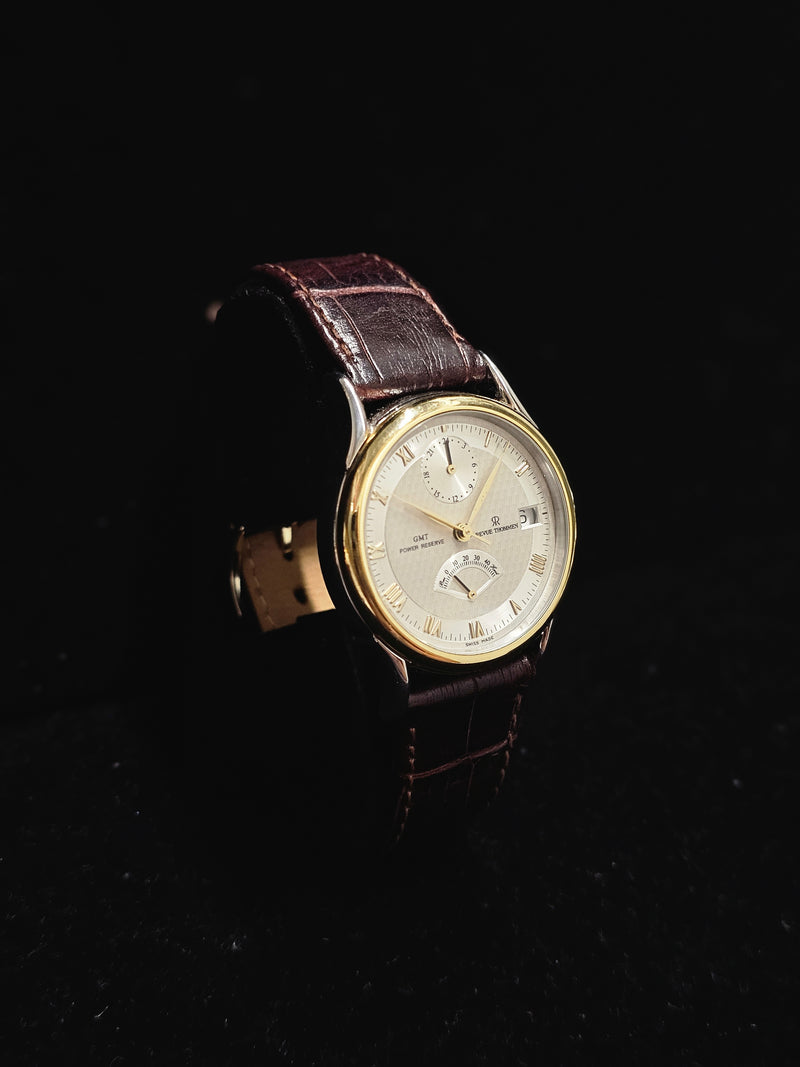 REVUE THOMMEN Unique 18K YG GMT Automatic Brand New Men's Watch $10K APR w/ COA! APR 57