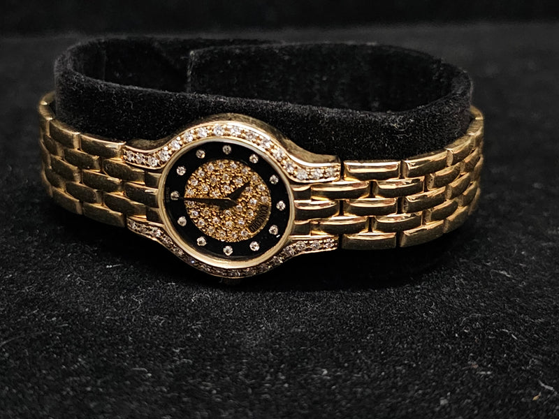 CONCORD Beautiful 80 Diamonds Solid Gold Brand New Ladies Watch $30K -APR w/ COA APR57
