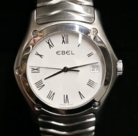 EBEL Classic Stainless Steel w/ Date Feature Rare Unisex Watch - $10K APR w/ COA APR57