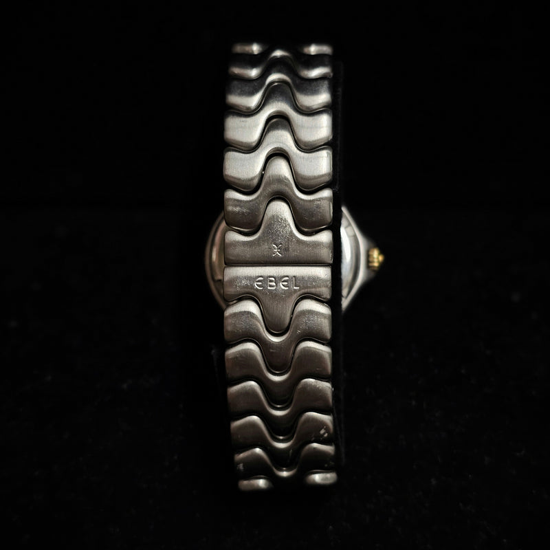 EBEL Sport Wave Stainless Steel Watch w/ White Gold Style Bezel - $8K APR w/ COA APR57