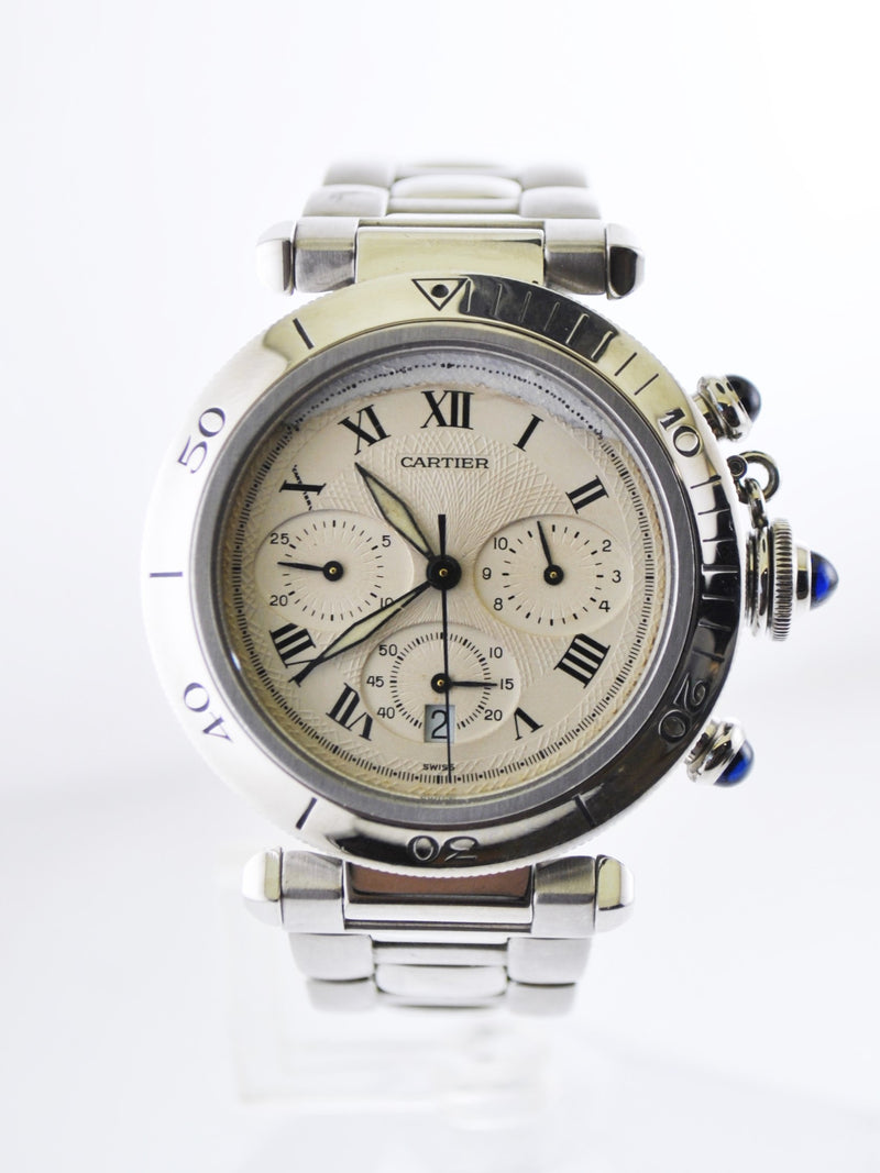 CARTIER Pasha de Cartier Chrono #1050 Beautiful Men's Watch - $16K APR w/ COA!!! APR57