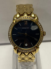 CHAUMET 18K Gold Masterpiece Rare Unisex w/Diamonds Bezel Watch- $60K APR w/COA! APR57