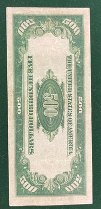 $500 US 1934 APPEARS BU, RARE! ONE OF THE HIGHEST DENOMINATIONS! $8K APR w/COA!! APR57
