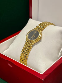Ladies Gold Tone Movado Museum Style Quartz Wristwatch - $2.5K APR w/ COA! APR57