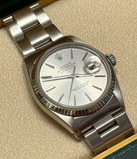 ROLEX DateJust Stainless Steel w/ 18K WG Automatic Wristwatch - $18K APR w/ COA! APR57