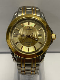 OMEGA SEAMASTER 120M 18K Yellow Gold & Stainless Steel Watch - $10K APR Value w/ CoA! APR 57