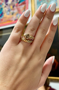 Bvlgari-style Solid Yellow Gold Fancy Brown Diamond Snake Ring - $35K APR w/ CoA APR57