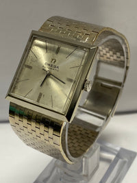 OMEGA Vintage 1985's Unisex 18K White Gold Square Case Watch - $20K APR w/ COA!! APR 57