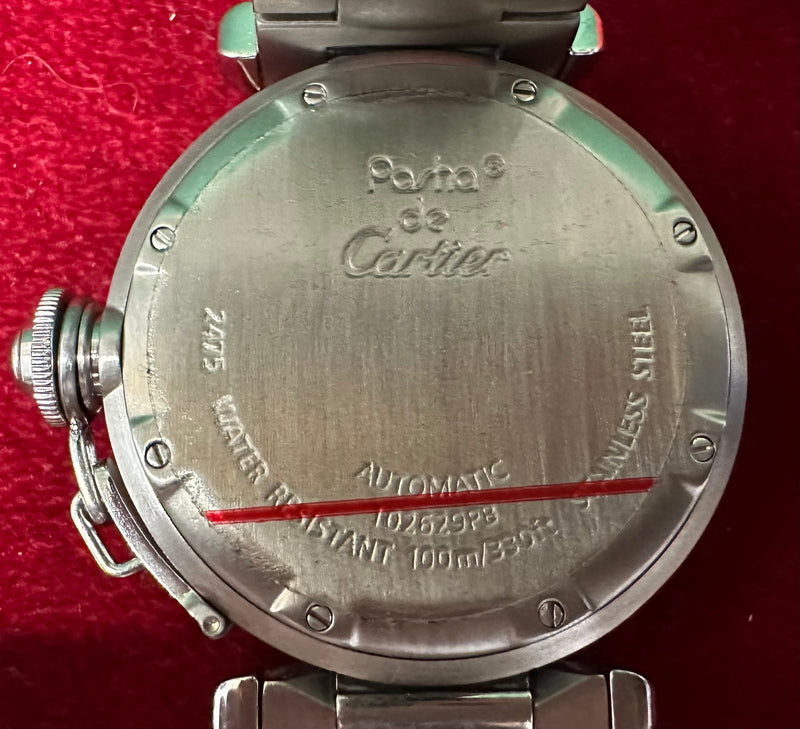 CARTIER PASHA Ref. 2324 SS Automatic, Brand New, Unique Watch - $13K APR w/ COA! APR57