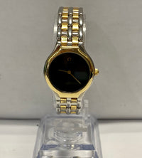 Omega Two-Tone Classic Women's Watch w/Rare Black Enamel Dial - $4K APR w/ COA! APR57