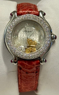 CHOPARD Happy Sport Stainless Steel Diamonds Ladies Wristwatch- $40K APR w/ COA! APR57