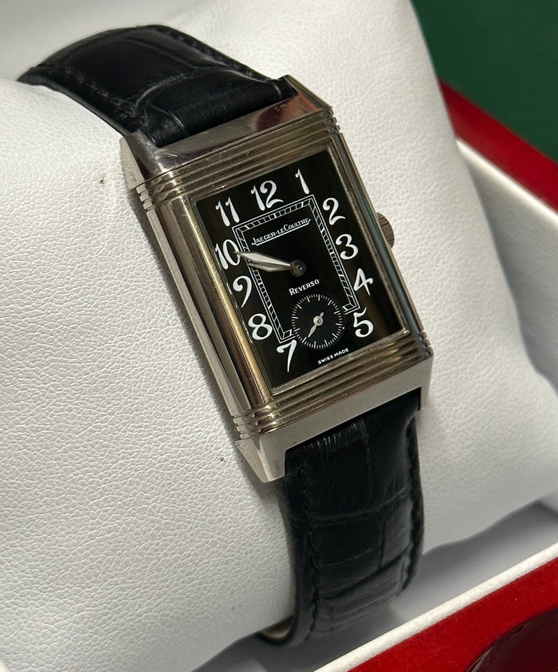 JAEGER LECOULTRE Reverso 18K White Gold Men’s Large Mechanical Watch - $30K Appraisal Value! ✓ APR 57