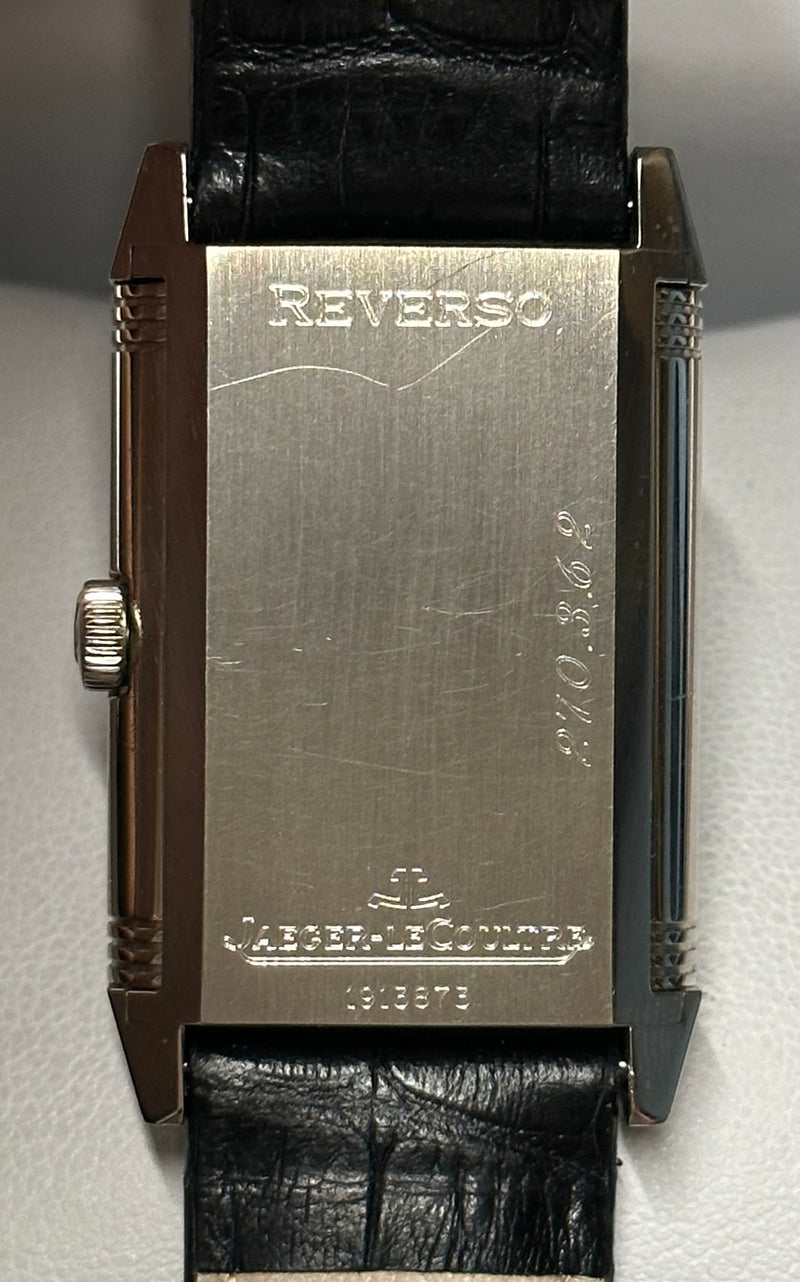 JAEGER LECOULTRE Reverso 18K White Gold Men’s Large Mechanical Watch - $30K Appraisal Value! ✓ APR 57