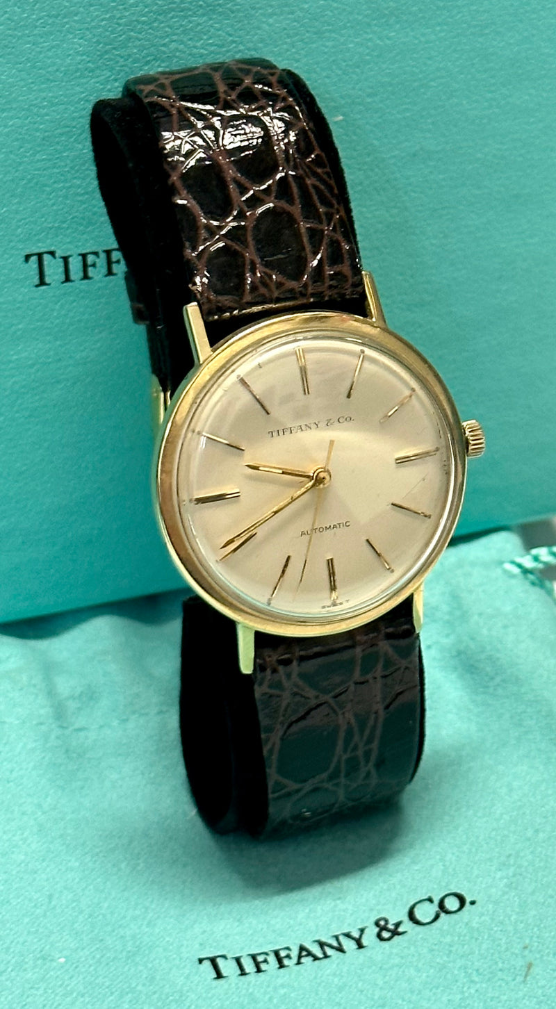 TIFFANY & CO. Vintage 1950's Automatic Solid Gold Wristwatch - $16K APR w/ COA!! APR57
