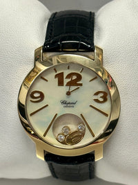 CHOPARD Happy Time Diamonds 18K Yellow Gold Unisex Wristwatch - $60K APR w/ COA! APR57