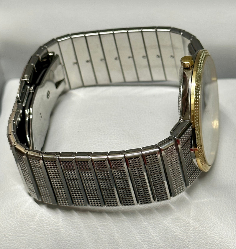 DANIEL MINK Two-Tone 18K Yellow Gold & Stainless Steel Custom Engraved Ladies Wristwatch - $ 8K Appraisal Value! ✓ APR 57