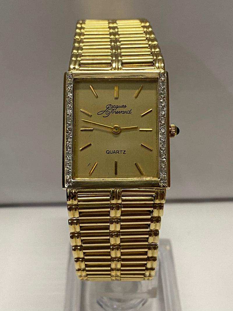 JACQUES PREVARD Beautiful Solid Gold w/ Diamonds Unisex Watch - $20K APR w/ COA! APR57