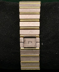 PIAGET Polo Two-tone 18K Yellow & White Gold Wristwatch w/ Rare Bar Motif - $50K VALUE APR 57